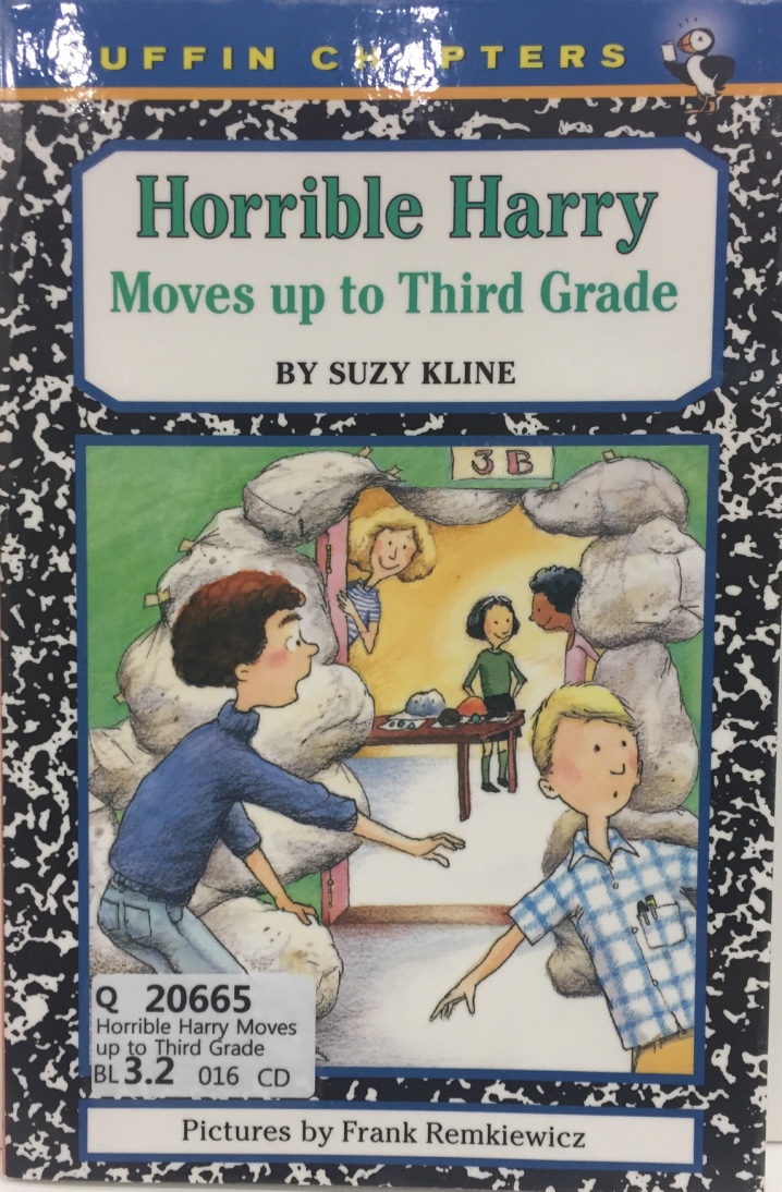 Horrible Harry Moves Up to Third Grade