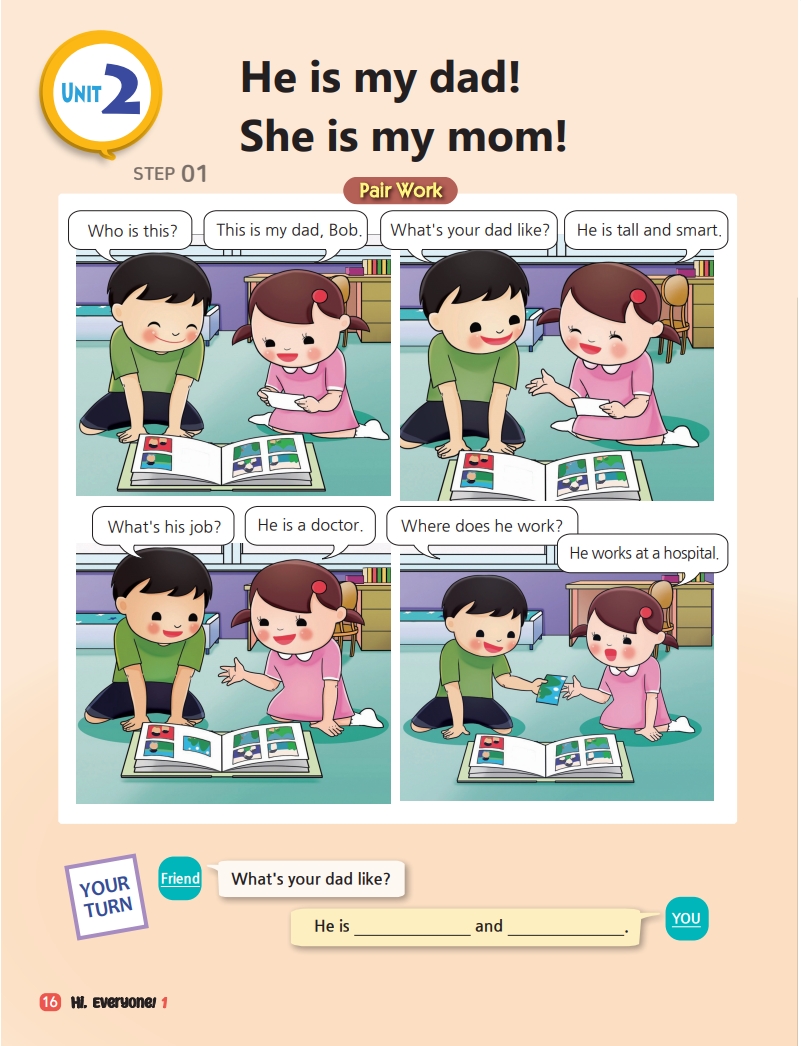 Unit 2 - He is my dad! She is my mom!