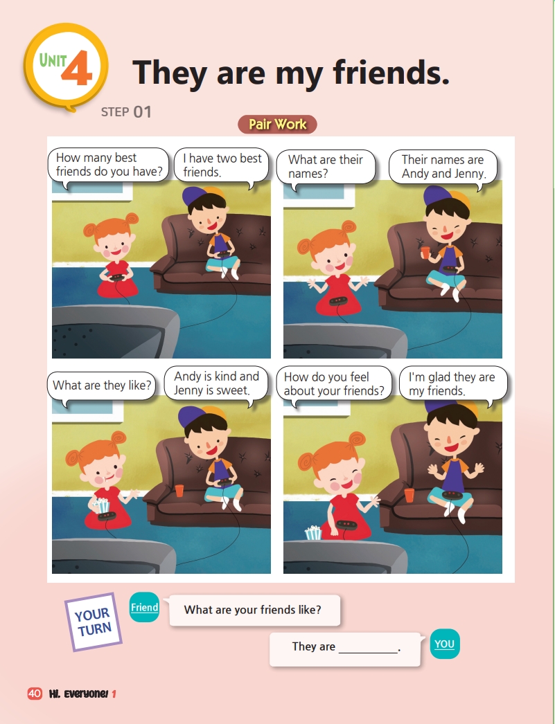 Unit 4 - They are my friends