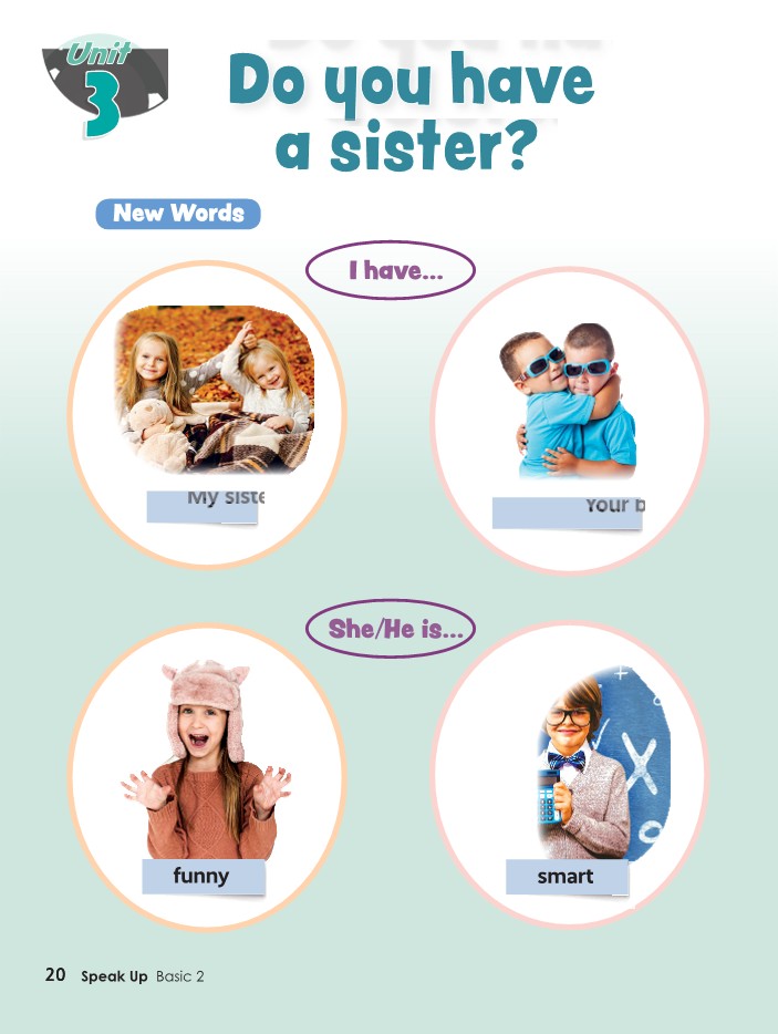 Unit 3 - Do you have a sister?