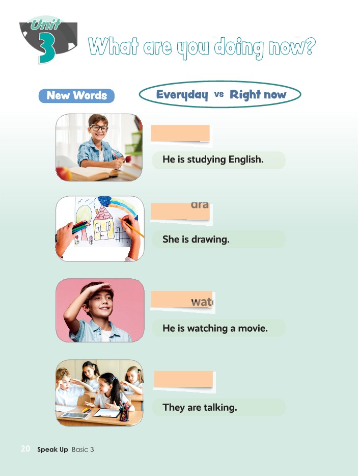 Unit 3 - I am studying English